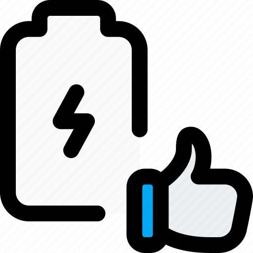 Battery, like, power, accepted icon - Download on Iconfinder