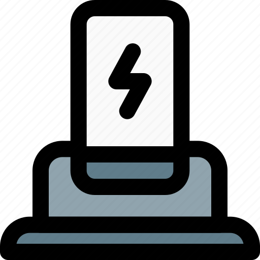 Smartphone, battery, power, stand icon - Download on Iconfinder