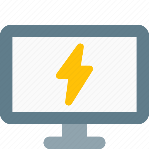 Power, battery, computer, display icon - Download on Iconfinder