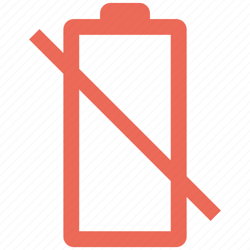 Battery, empty, mobile, phone icon - Download on Iconfinder
