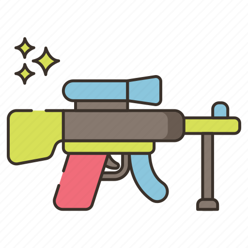 Gun, light, machine, weapon icon - Download on Iconfinder