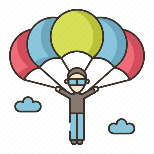 Camping, outdoor, parachute, travel icon - Download on Iconfinder
