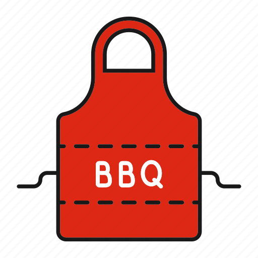 Apron, barbecue, barbeque, bbq, bib apron, cooking, kitchen icon - Download on Iconfinder