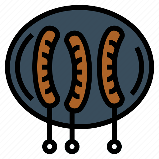 Barbecue, food, grill, sausages icon - Download on Iconfinder