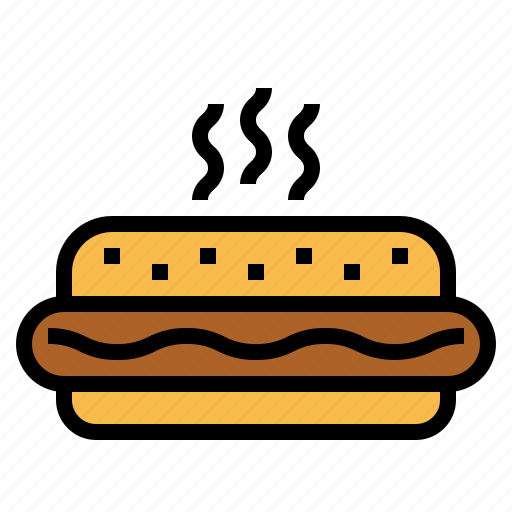 Dog, fast, food, hot, junk, sausage icon - Download on Iconfinder