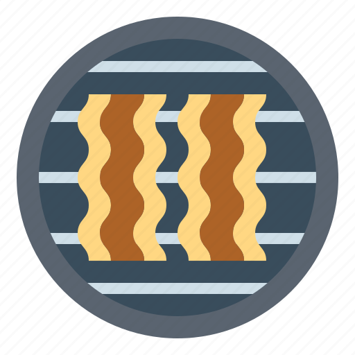 Bacon, food, grill, strips icon - Download on Iconfinder