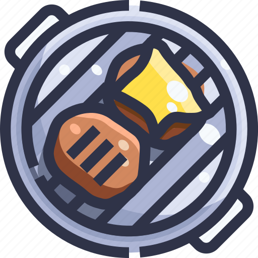 Barbecue grill, bbq, berger, food, kebab icon - Download on Iconfinder