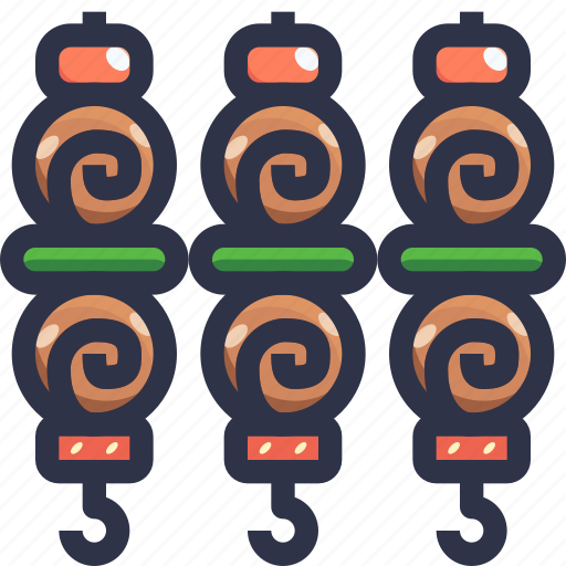 Barbecue, barbecue grill, bbq, food, kebab icon - Download on Iconfinder