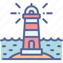 direction, guide, lighthouse, sea