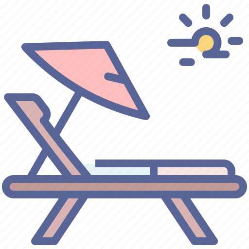 Beach, chair, relax, rest icon - Download on Iconfinder