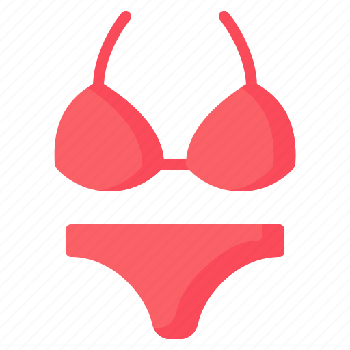 Beach, bikini, holiday, summer, swimming, swimsuit, underwear icon - Download on Iconfinder