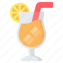 beverage, cocktail, drink, juice, lemon, orange, summer