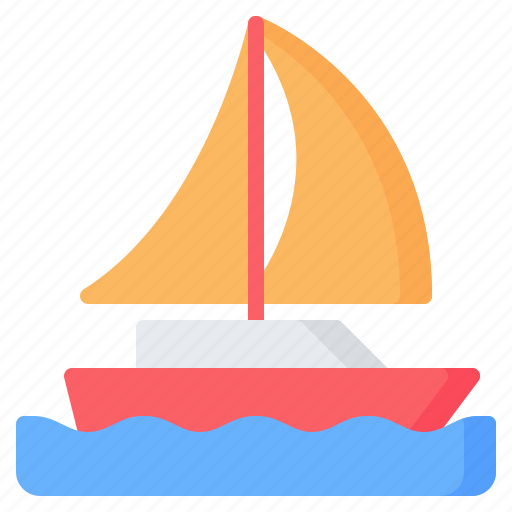 Boat, ferry boat, sail, sailboat, sailing, ship, yacht icon - Download on Iconfinder