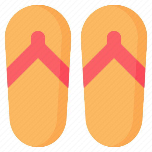 Beach, flip flops, footwear, holiday, sandals, slippers, summer icon - Download on Iconfinder