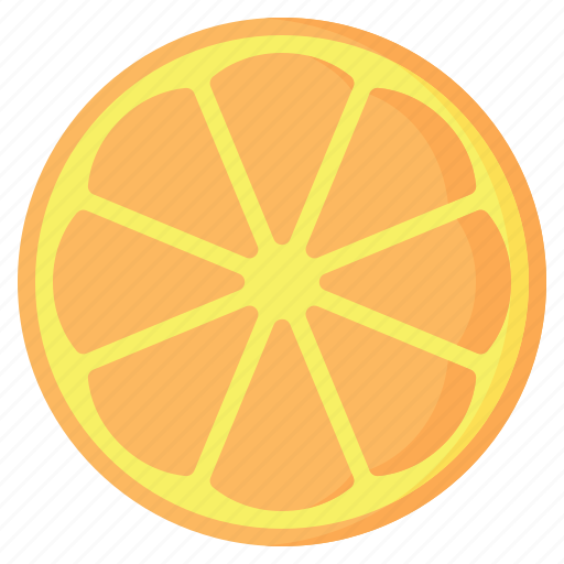 Food, fresh, fruit, lemon, orange, slice, summer icon - Download on Iconfinder