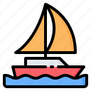 boat, ferry boat, sail, sailboat, sailing, ship, yacht