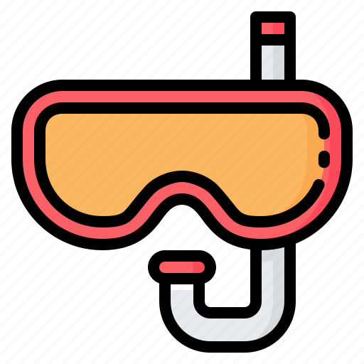 Dive, diving, goggles, mask, scuba, snorkel, snorkeling icon - Download on Iconfinder