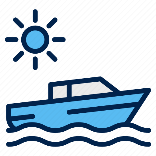 Beach, boat, journey, ship, tour, travel icon - Download on Iconfinder