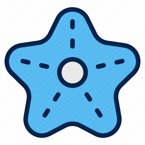 Beach, starfish, star, animal, ocean, sea icon - Download on Iconfinder