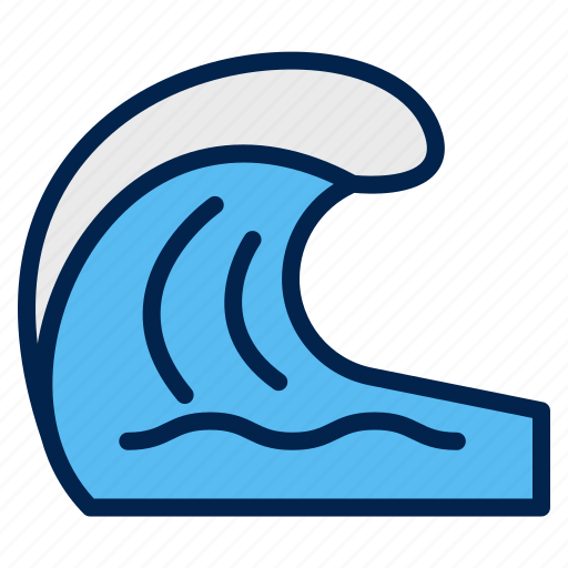 Beach, wave, ocean, sea, water icon - Download on Iconfinder