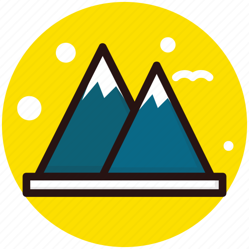 Hill station, hills, hilly area, mountains, snowy mountains icon - Download on Iconfinder