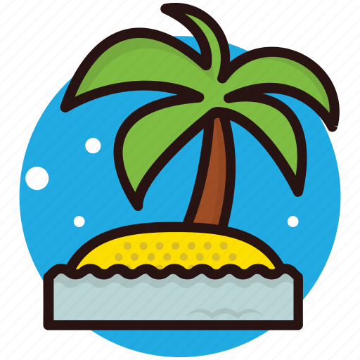 Bay, beach, island, tropical area, tropical island icon - Download on Iconfinder