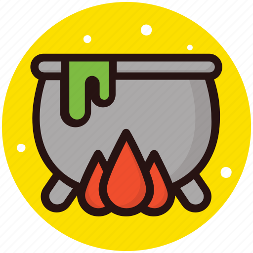 Campfire cooking, cauldron, conventional cooking, outdoor cooking, outdoor kitchen icon - Download on Iconfinder
