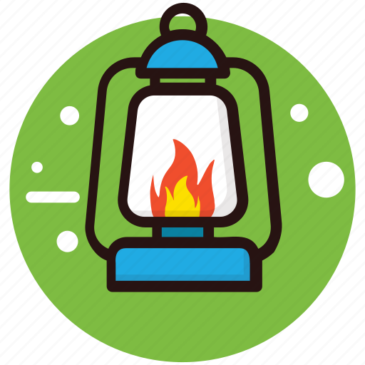 Camping lantern, dormer, fire lantern, traditional flashlight, vintage lantern icon - Download on Iconfinder