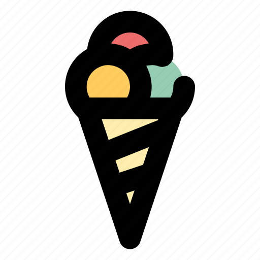 Icecream, ice cream, cone, ice icon - Download on Iconfinder