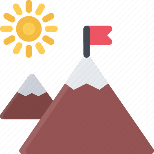 Beach, camping, mountains, resort, travel, vacation icon - Download on Iconfinder