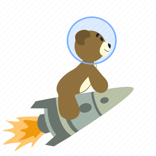 Bear, outer, rocket, space, spaceman, spaceship, teddy icon - Download on Iconfinder