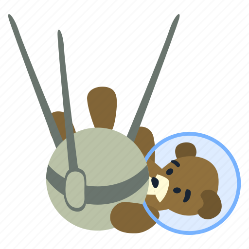 Bear, explorer, satellite, space, spaceman, sputnik, teddy icon - Download on Iconfinder