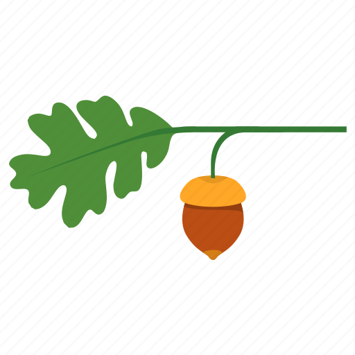 Leaf, nut, oak, plant, tree icon - Download on Iconfinder