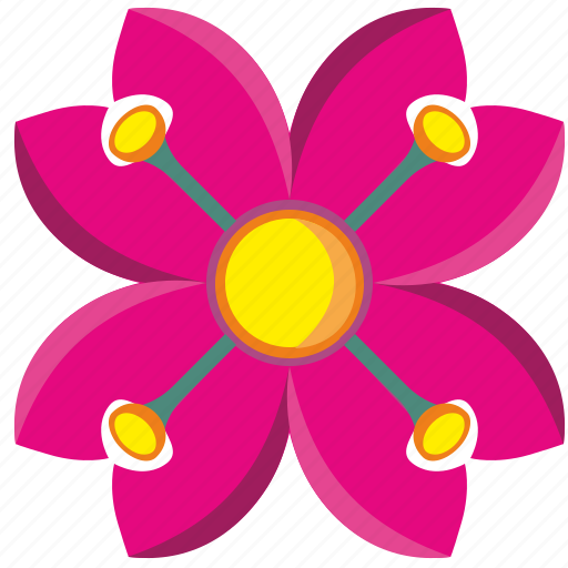 Bud, flower, plant, rose icon