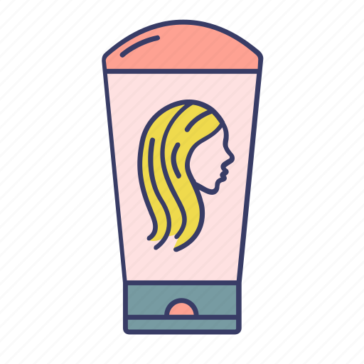 Blond, girl, hair, shampoo, streight icon - Download on Iconfinder