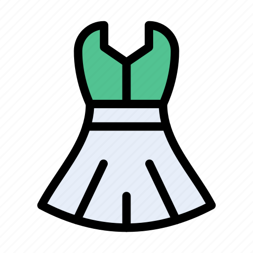 Cloth, female, garments, party, wear icon - Download on Iconfinder