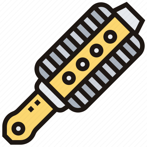 Brush, comb, grooming, hair, hairbrush icon - Download on Iconfinder