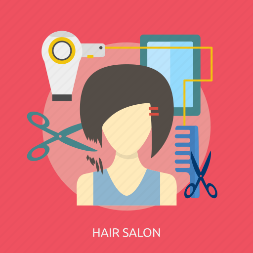 Beauty, fashion, hair, haircut, hairstyle, head, salon icon - Download on Iconfinder