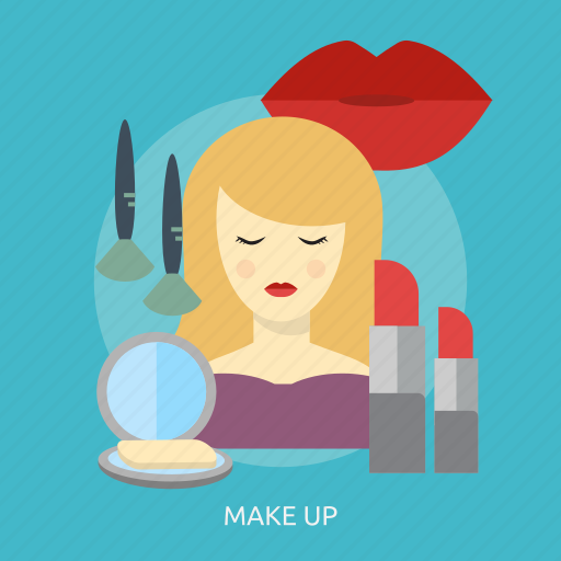 Beauty, brush, cosmetic, fashion, lipstick, makeup, powder icon - Download on Iconfinder