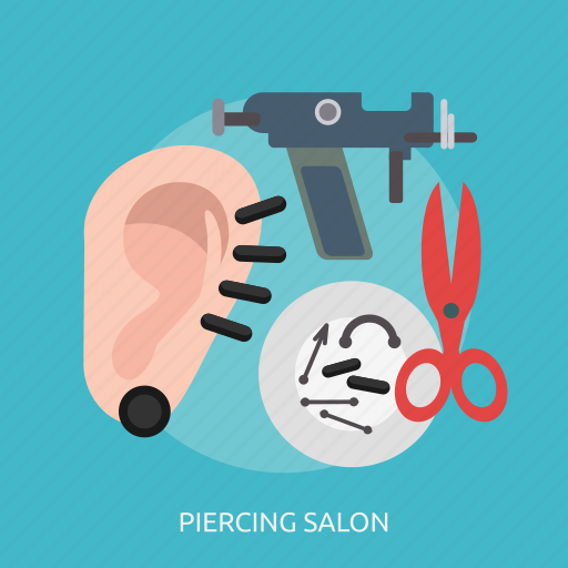 Beauty, ear, fashion, metal, piercing, salon, spike icon - Download on Iconfinder