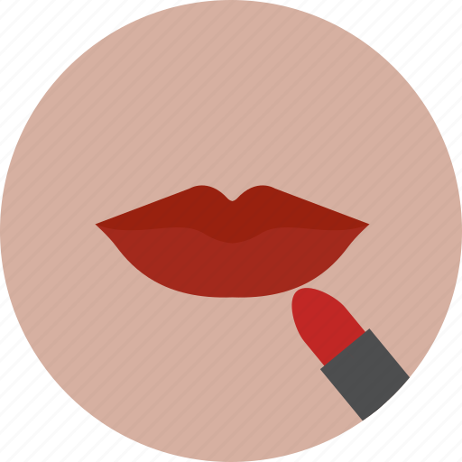 Beauty, cosmetics, facial, gloss, lip, lipstick icon - Download on Iconfinder