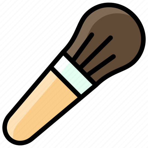 Beauty, blush brush, brush, clean, cleansing, cosmetic, makeup icon - Download on Iconfinder
