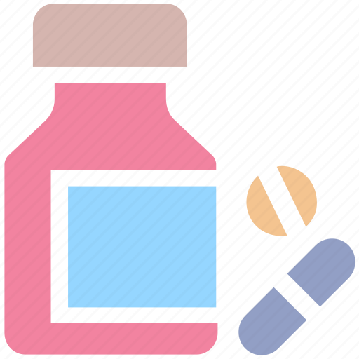 Aid, capsule, care, cough syrup, drug, hospital, medical icon - Download on Iconfinder