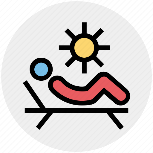 Beach, parasol, spa, sun, sun tanning, sunbathe, tanning icon - Download on Iconfinder