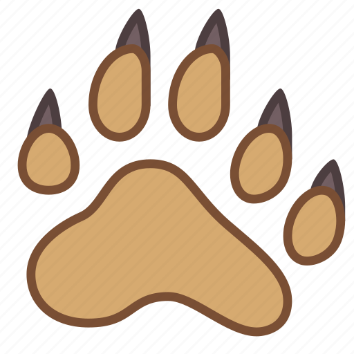 Bear, footprint icon - Download on Iconfinder on Iconfinder