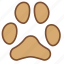 cat, footprint 