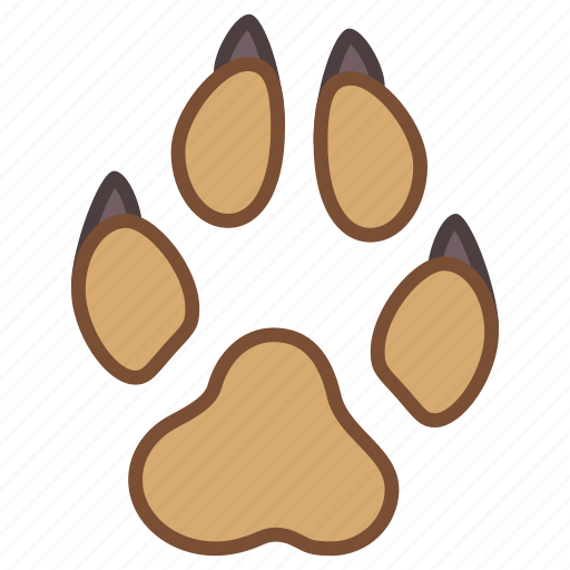 Dog, paw icon - Download on Iconfinder on Iconfinder