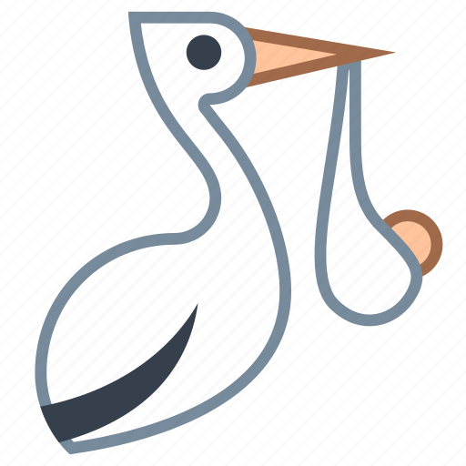 Stork, with, bundle icon - Download on Iconfinder