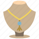 bust, jewellery, jewelry, necklace, pendant