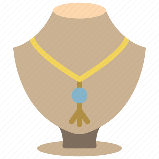 Bust, jewellery, jewelry, necklace, pendant icon - Download on Iconfinder